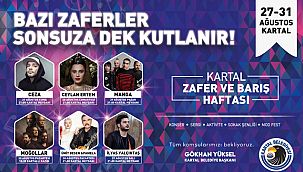 Kartal’da Zafer Bayramı Coşkusu 6 Gün 6 Gece Sürecek