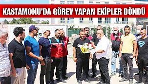 Kastamonu’da Görev Yapan Ekipler Kartal’a Döndü