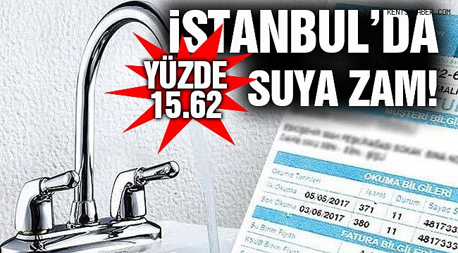 İstanbul'da Suya Zam!