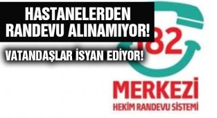Hastanelerden Randevu Alınamıyor!