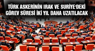 Irak ve Suriye tezkeresi Meclis'e Sunuldu