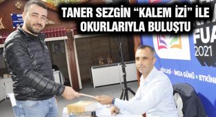 Taner Sezgin “Kalem İzi” ile Okurlarıyla Buluştu