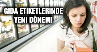 Gıda Etiketlerine Yeni Düzenleme