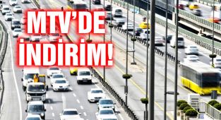 Motorlu Taşıtlar Vergisi'nde (MTV) İndirim!