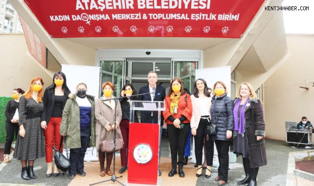 Ataşehir Belediyesi Kadın Dayanışma Merkezi Açıldı