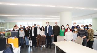 Başkan Gökhan Yüksel Personelin Yeni Yılını Kutladı