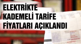 Elektrikte Kademeli Tarife Fiyatları Belli Oldu!