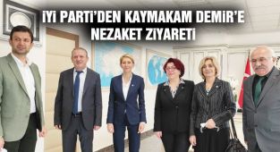 İYİ Parti'den Kaymakam Demir'e Nezaket Ziyareti
