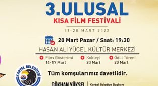 Kartal Belediyesi 3. Ulusal Kısa Film Festivali Başlıyor