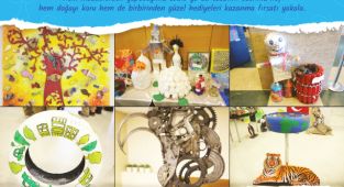 Kartallı Öğrenciler Ödüllü Yarışmada Atık Malzemelerden Sanat Eserleri Üretecek