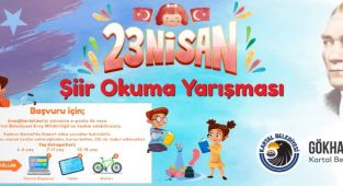 Kartal Belediyesi’nden 23 Nisan’a Özel Ödüllü Resim ve Şiir Yarışması