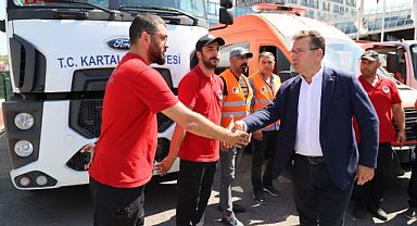 Kartal Belediyesi Ekipleri Marmaris Yangını İçin Yola Çıktı