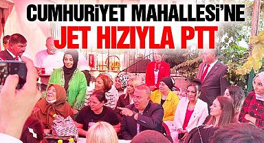 Cumhuriyet Mahallesi'ne Jet Hızıyla PTT