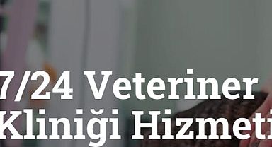 7/24 Veteriner Kliniği Hizmeti
