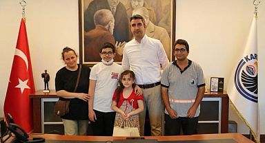 LGS Birincisinden Başkan Gökhan Yüksel’e Ziyaret