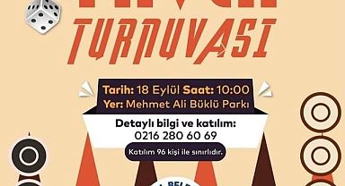 Kartal’da Tavla Turnuvası Heyecanı Başlıyor