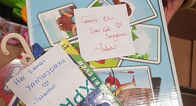 Yardım Kolilerinden Çıkan Notlar Duygulandırdı