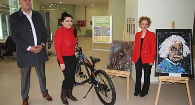 Kartal Belediyesi’nin ‘Atıklardan Tablo Tasarım Yarışması’nda Ödüller Sahiplerini Buldu