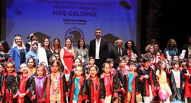 Kartal Belediyesi Kreş Öğrencileri Mezuniyet Sevinci Yaşadı