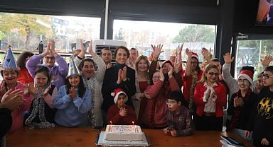 Başkan Yüksel, Engelsiz Üretim Atölyesi Öğrencilerinin Yeni Yıl Heyecanına Ortak Oldu