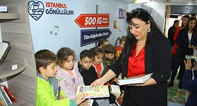 Kartallı Minikler 'Kütüphane Okuluma Geldi' Projesiyle Kitapların Büyülü Dünyasına Adım Attı