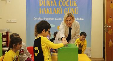 Kreş Öğrencilerinden ‘İnsan Hakları ve Demokrasi’ Mesajı