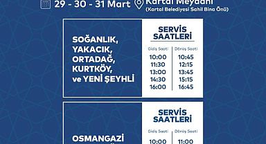 Kartal Belediyesi’nden Ramazan Bayramı’nda Mezarlıklara Ücretsiz Ulaşım Hizmeti