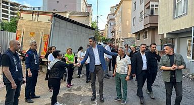 Başkan Gökhan Yüksel'den Yangından Etkilenen Aileye Destek Ziyareti