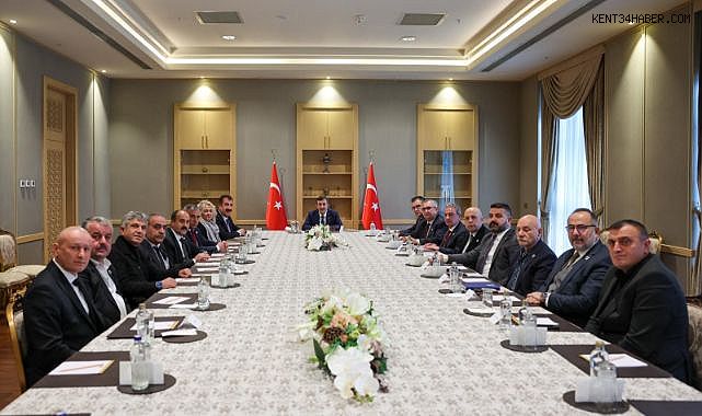 Cumhurbaşkanı Yardımcısı Cevdet Yılmaz, TÜRKYED Heyetini Kabul Etti