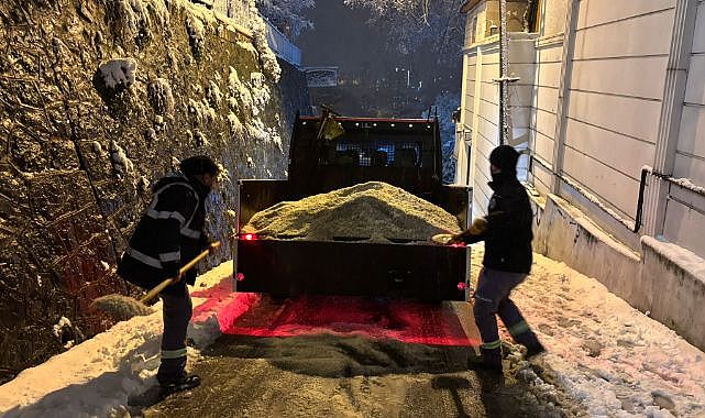 Kartal Belediyesi Kar Yağışına Karşı Teyakkuzda